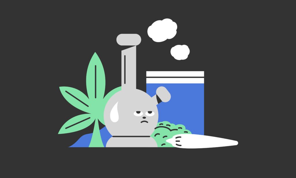 bild som illustrerar cannabis.